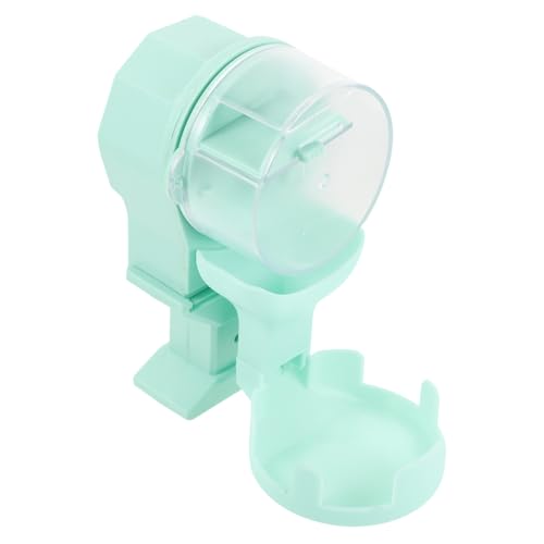 TOBBOMEY Automatischer Futterspender für Reptilien Schildkröten Bartagamen Tank-futterspender Futternapf 100 Ml Grün Stabil von TOBBOMEY