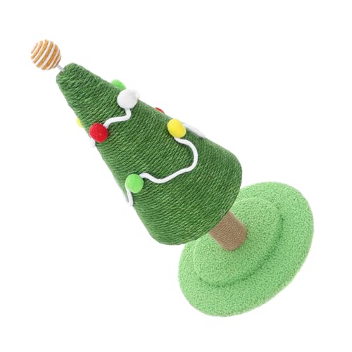 TOBBOMEY Weihnachtlicher Kratzbaum für Katzen Hoch Sisal Kratzsäule für Kätzchen Stabiler Vertikaler Katzenkratzbaum Weihnachtsbaum Design Kratzspielzeug für Katzen TOBBOMEY Weihnachtlicher Kratzbaum für Katzen Hoch Sisal Kratzsäule für Kätzchen Stabiler Vertikaler Katzenkratzbaum Weihnachtsbaum Design Kratzspielzeug für Katzen von TOBBOMEY