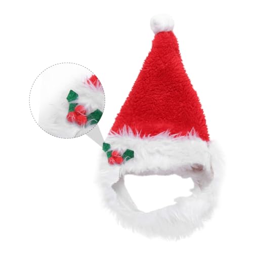 TOBBOMEY Weihnachtliches Haustier Halsband mit Leichtes Komfortables Hundekostüm für Weihnachten Festliches Design Geeignet für Katzen und Welpen Perfektes für von TOBBOMEY