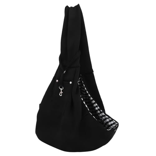 TOBBOMEY Wendbare Haustier Tragetasche mit Integriertem Atmungsaktivem Mesh und Verstellbarer Sling für Kleine Hunde Katzen und Welpen Sichere Reisetasche Schwarz TOBBOMEY Wendbare Haustier Tragetasche mit Integriertem Atmungsaktivem Mesh und Verstellbarer Sling für Kleine Hunde Katzen und Welpen Sichere Reisetasche Schwarz von TOBBOMEY