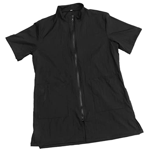TOBBOMEY wasserdichte Haustierpfleger Uniform aus Chinlon Schürze mit Kurzem Ärmel XL für Katzen Hunde Geeignet für Heim und Salonpflege TOBBOMEY wasserdichte Haustierpfleger Uniform aus Chinlon Schürze mit Kurzem Ärmel XL für Katzen Hunde Geeignet für Heim und Salonpflege von TOBBOMEY