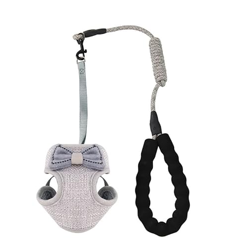 TOBILE Hundegeschirr Nettes Bowknot Katzengeschirr Anti-Breakaway Verstellbare Katze Lea TOBILE Hundegeschirr Nettes Bowknot Katzengeschirr Anti-Breakaway Verstellbare Katze Lea von TOBILE