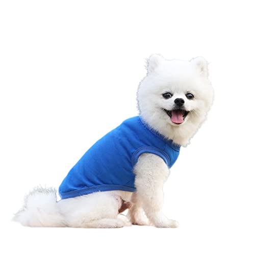 TOBILE Hundekleidung Haustier Hund Kleidung für kleine, mittelgroße und große Hundeweste, warme Baumwolle, Welpen, Katzen, Kostüm, Mantel, Haustierkleidung, dunkelblau, XXL von TOBILE