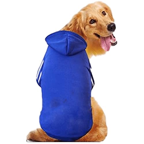 TOBILE Hundekleidung für den Winter, Haustiere, Hundekleidung, Hunde, Kapuzenpullover, warm, klein, mittelgroß, Hundejacke, Kleidung, Haustierkostüm, Blau, 8XL von TOBILE
