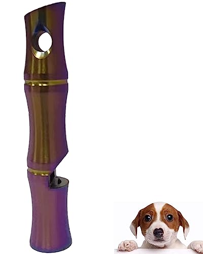 TODREMOU Hundepfeife Rütter Rückruf Metall-Hochfrequenter Ton, Professionelles Hundetraining, Kann Vom Menschlichen Ohr Gehört Werden (Muti-Colors X 1) von TODREMOU