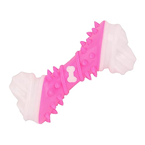TOEFIT puppy toys puppy chew toys dog chews long lasting natural dog treats for puppies tough dog toys puppy chew toys dog chews indestructible dog toys pink von TOEFIT