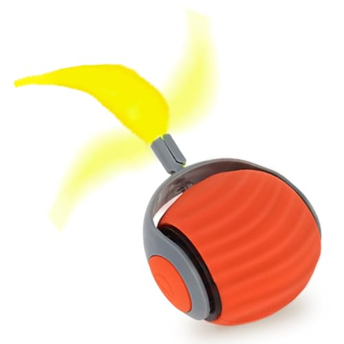 Speedy Tail 2.0 Interaktives Katzenspielzeug, Katzenspielzeug Ball Elektrisch mit Schwanz und USB-Aufladung Magic Ball Hund Automatisches Katzenspielzeugs Rollender Katzenball für Kleine Katzen Speedy Tail 2.0 Interaktives Katzenspielzeug, Katzenspielzeug Ball Elektrisch mit Schwanz und USB-Aufladung Magic Ball Hund Automatisches Katzenspielzeugs Rollender Katzenball für Kleine Katzen von TOGETDREAM