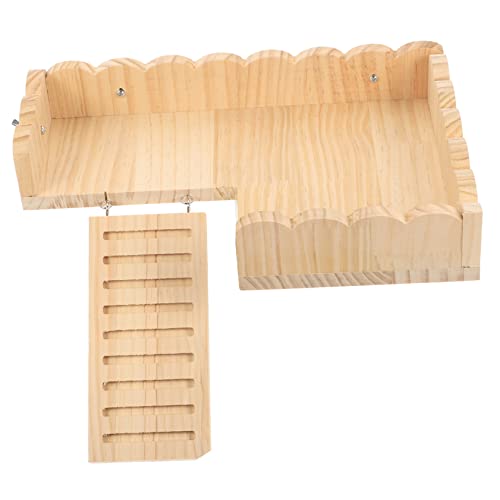 TOGEVAL 1satz Hamster Spielzeugset Aus Holz Mit Plattform Und Leiter Kletterspielzeug Für Hamster Und Kleintiere Als Käfigzubehör Aktivität Vermeidung Von Langeweile TOGEVAL 1satz Hamster Spielzeugset Aus Holz Mit Plattform Und Leiter Kletterspielzeug Für Hamster Und Kleintiere Als Käfigzubehör Aktivität Vermeidung Von Langeweile von TOGEVAL