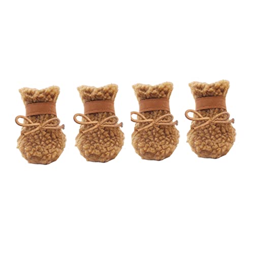 TOGEVAL 4 Stück Hundeschuhe Schneestiefel winterlicher hundeschuh rutschfeste Haustierschuhe Winterschuhe für Hunde Dog Shoes Pfote Schneestiefel für Haustiere Winterstiefel für Hund Leder TOGEVAL 4 Stück Hundeschuhe Schneestiefel winterlicher hundeschuh rutschfeste Haustierschuhe Winterschuhe für Hunde Dog Shoes Pfote Schneestiefel für Haustiere Winterstiefel für Hund Leder von TOGEVAL