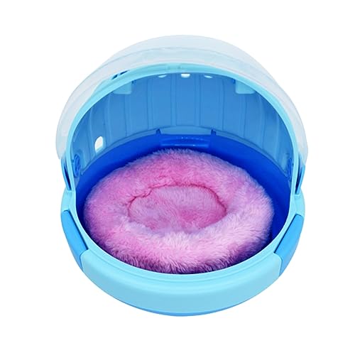 TOGEVAL Tragbarer Papageienkäfig Mit Warmem Nest Handtragbarer Käfig Für Haustiere Ideal Für Outdoor Aktivitäten Inklusive Weichem Zufällig Gefärbtem Nestpolster Für Vögel Blaues TOGEVAL Tragbarer Papageienkäfig Mit Warmem Nest Handtragbarer Käfig Für Haustiere Ideal Für Outdoor Aktivitäten Inklusive Weichem Zufällig Gefärbtem Nestpolster Für Vögel Blaues von TOGEVAL