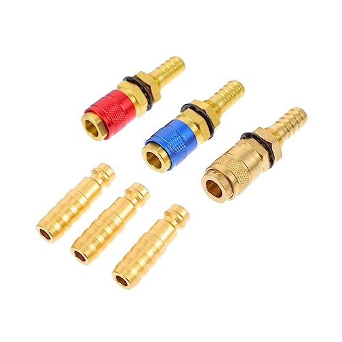 TOGEVAL 1 Satz Gasadapter Schnellverschluss Set für Robustes Schweißzubehör mit Präziser CNC Bearbeitung für Einsatz Rauen Umgebungen Hohe Festigkeit und Chemische Beständigkeit TOGEVAL 1 Satz Gasadapter Schnellverschluss Set für Robustes Schweißzubehör mit Präziser CNC Bearbeitung für Einsatz Rauen Umgebungen Hohe Festigkeit und Chemische Beständigkeit von TOGEVAL