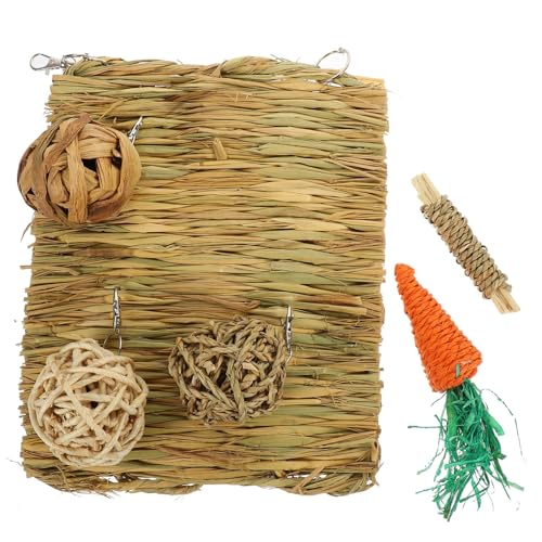 TOGEVAL 1satz Bunny Grasmatte Für Kleintiere Atmungsaktive Und Sichere Kühlmatte Für Kaninchen Meerschweinchen Hamster Und Vögel Teiliges Aus Natürlichem Material Für Sicheres TOGEVAL 1satz Bunny Grasmatte Für Kleintiere Atmungsaktive Und Sichere Kühlmatte Für Kaninchen Meerschweinchen Hamster Und Vögel Teiliges Aus Natürlichem Material Für Sicheres von TOGEVAL