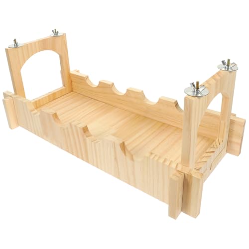 TOGEVAL Multifunktionale Brücke für Haustiere Meerschweinchen Haustierbrücke Hamsterversteck Haustierkäfig dekoratives Spielzeug TOGEVAL Multifunktionale Brücke für Haustiere Meerschweinchen Haustierbrücke Hamsterversteck Haustierkäfig dekoratives Spielzeug von TOGEVAL