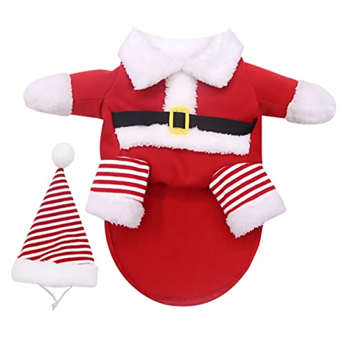 TOGEVAL Weihnachten Anzug Hund Mantel Pet Kleidungsstück Weihnachten Hund TOGEVAL Weihnachten Anzug Hund Mantel Pet Kleidungsstück Weihnachten Hund von TOGEVAL