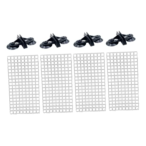 TOGEVAL Aquarium Isolation Panel Gitterplatte 4 Stück Aquarium Trennwand mit Saugnäpfen Installieren Gespleißte Gitterplatte für Fischzucht und Trennung TOGEVAL Aquarium Isolation Panel Gitterplatte 4 Stück Aquarium Trennwand mit Saugnäpfen Installieren Gespleißte Gitterplatte für Fischzucht und Trennung von TOGEVAL