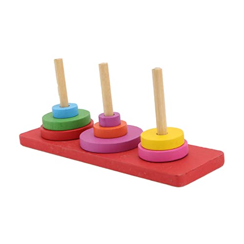 TOGEVAL 1 Satz Trainingsring für Papageien Papageien-Intelligenzspielzeug Papageienringwurf Vogel Trick Tischspielzeug Vogeltrainingsspielzeug Vogel Stapelring Spielzeug hölzern Colorful TOGEVAL 1 Satz Trainingsring für Papageien Papageien-Intelligenzspielzeug Papageienringwurf Vogel Trick Tischspielzeug Vogeltrainingsspielzeug Vogel Stapelring Spielzeug hölzern Colorful von TOGEVAL