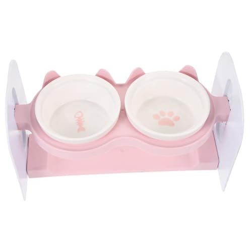 TOGEVAL 1 Satz Verstellbare Keramikschüssel Katzennapf Kätzchen Zubehör Futternapf Für Katzen Boden Hundenapf Katzennäpfe Für Futter u Erhöhter Haustiernapf Kätzchennapf Mit Ständer Rosa TOGEVAL 1 Satz Verstellbare Keramikschüssel Katzennapf Kätzchen Zubehör Futternapf Für Katzen Boden Hundenapf Katzennäpfe Für Futter u Erhöhter Haustiernapf Kätzchennapf Mit Ständer Rosa von TOGEVAL