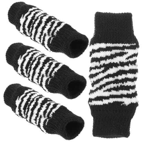 TOGEVAL Socken Für Hunde Atmungsaktive Haustierschutzbeine Beinschutzhülle Aus Baumwolle Outdoor-Abdeckung Für Welpenbeine Waschbare Hundesocken s von TOGEVAL