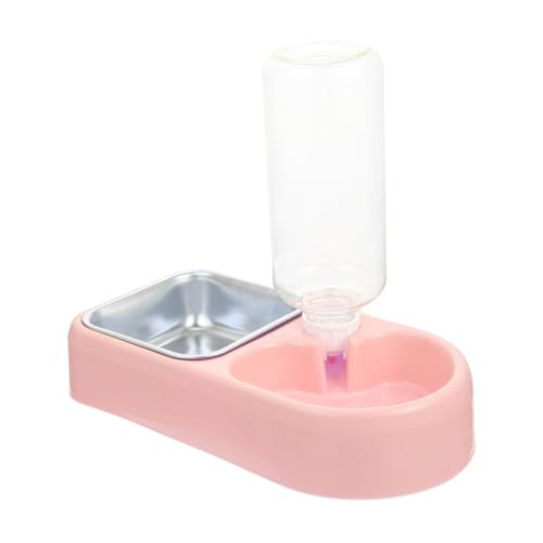 TOGEVAL 1satz Hängender Automatischer Wasserspender Für Hunde Und Katzen Futter Und Wassernapf rutschfest Und Leicht Zu Reinigen Für Und Zuhause Rosa Mit Design von TOGEVAL