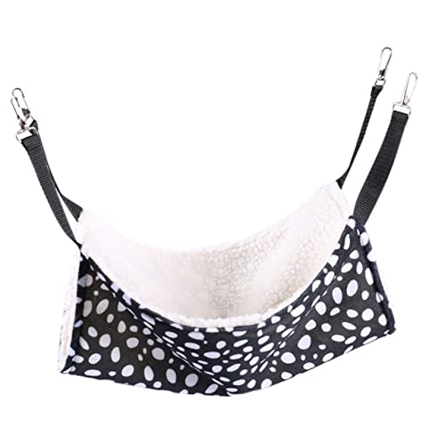 TOGEVAL 1stück Cat Hammock Doppelseitige Atmungsaktive Katzenhängematte Pet Zubehör Für Katzen Weiße Punkte Platzsparendes Design Einfach Zu Reinigen Und Lagern von TOGEVAL