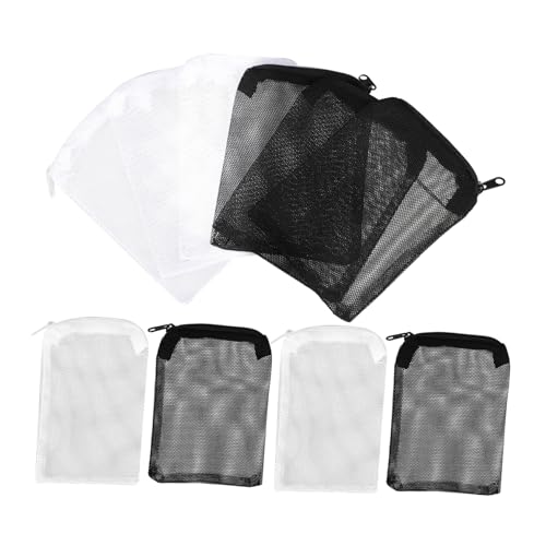 TOGEVAL Aquarium Filterbeutel 15x10cm Netzbeutel Für Fischbecken Und Jeweils Ideale ösung Für Aquarienfilterung Und Teichpflege von TOGEVAL