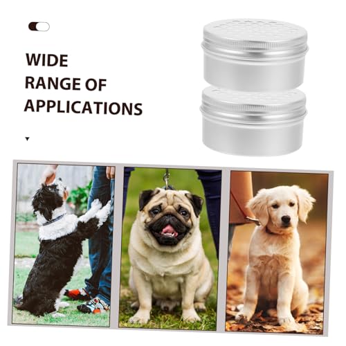 TOGEVAL 10 Stück Teiliges Hundegeruch Trainingsset Dufttrainingsboxen mit Lochdeckel Robust und Beißfest für Spürhund und Welpentraining Sicherer Geruchhalter Schnüffelfähigkeit von TOGEVAL