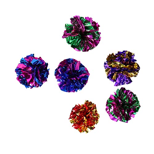 TOGEVAL 10St Ballspielzeug für Katzen Papierblumenball Rasselball Katzenball Spielzeugball interaktives Spielzeug Kitten Spielzeug cat Toy Crinkle-Bälle für Katzen Katzenspielzeugbälle TOGEVAL 10St Ballspielzeug für Katzen Papierblumenball Rasselball Katzenball Spielzeugball interaktives Spielzeug Kitten Spielzeug cat Toy Crinkle-Bälle für Katzen Katzenspielzeugbälle von TOGEVAL