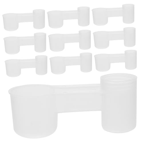 TOGEVAL 10er-Pack Vogel-trinkhilfe Doppel-Ports Tränke für Tauben Papageien Kunststoff-futterspender für Haustiere Einfache Reinigung TOGEVAL 10er-Pack Vogel-trinkhilfe Doppel-Ports Tränke für Tauben Papageien Kunststoff-futterspender für Haustiere Einfache Reinigung von TOGEVAL