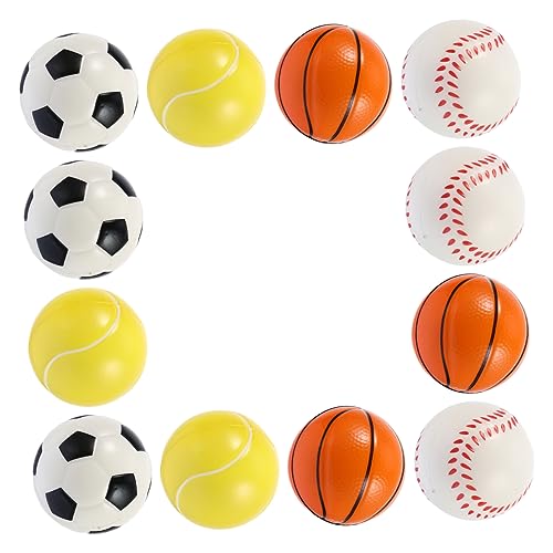 TOGEVAL Hundeball 12 Stück Trainingsbälle für Haustiere langlebiger Kauball für Hunde quietschender Haustierball Spielzeugball für Haustiere TOGEVAL Hundeball 12 Stück Trainingsbälle für Haustiere langlebiger Kauball für Hunde quietschender Haustierball Spielzeugball für Haustiere von TOGEVAL