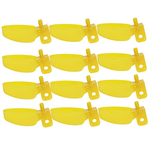 TOGEVAL 12st Wassernapf Für Vögel Wachtel-trinkbecher Wasserspender Für Hühner Wachtel-trinkspender Automatische Geflügeltränke Wassernapf Für Tauben Geflügelwasser Trinken Yellow TOGEVAL 12st Wassernapf Für Vögel Wachtel-trinkbecher Wasserspender Für Hühner Wachtel-trinkspender Automatische Geflügeltränke Wassernapf Für Tauben Geflügelwasser Trinken Yellow von TOGEVAL