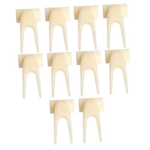 TOGEVAL 15st Vogel Frucht Käfig Obst Gemüsehalter Spieß Für Vogelfutter Papageienfruchtgabel Clip-on-käfig-vogelhäuschen Vogelfütterungsgabel Vogelkäfig Futterhalter Plastik Beige TOGEVAL 15st Vogel Frucht Käfig Obst Gemüsehalter Spieß Für Vogelfutter Papageienfruchtgabel Clip-on-käfig-vogelhäuschen Vogelfütterungsgabel Vogelkäfig Futterhalter Plastik Beige von TOGEVAL