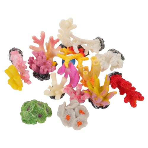 TOGEVAL 16 Stück Teiliges Aquarium Korallen-deko aus Künstlichem Harz Realistische Mini Meereslandschaft für Fischbecken Vielseitige Unterwasser Dekoration Farbenfrohe Aquarien TOGEVAL 16 Stück Teiliges Aquarium Korallen-deko aus Künstlichem Harz Realistische Mini Meereslandschaft für Fischbecken Vielseitige Unterwasser Dekoration Farbenfrohe Aquarien von TOGEVAL