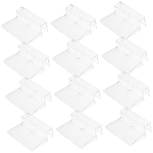 TOGEVAL 16st Halterung Für Aquarienabdeckung Aquariumdeckel Aquarium-licht-Timer Aquarium-bausätze Panzer Led-licht-Aquarium Obere Abdeckung des Aquariums Aquariumreiniger Haken Tür Acryl von TOGEVAL