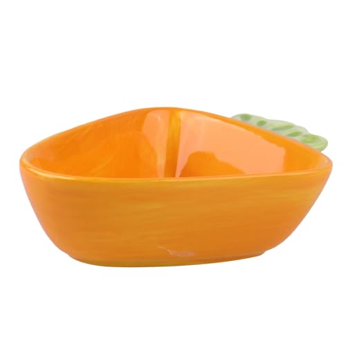 TOGEVAL Futternapf für Haustiere Große Karotten-töpferschüssel für Hamster Katzenfutter Wassernapf Design TOGEVAL Futternapf für Haustiere Große Karotten-töpferschüssel für Hamster Katzenfutter Wassernapf Design von TOGEVAL