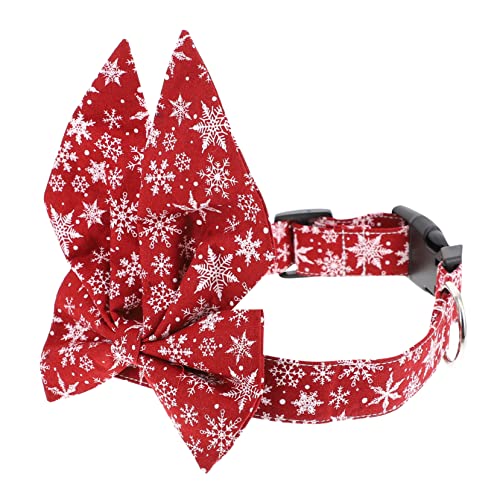 TOGEVAL Verstellbares Katzenhalsband Mit Schnalle Weihnachts-hundehalsband Haustierhalsband Für Katzen Und Kätzchen Größe S von TOGEVAL