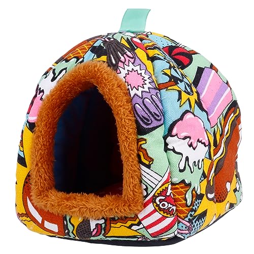 TOGEVAL Abnehmbares Bett Für Hamster Meerschweinchen Erdbeer- Weiches Haustiernest Für Die Couch Oder Unterwegs TOGEVAL Abnehmbares Bett Für Hamster Meerschweinchen Erdbeer- Weiches Haustiernest Für Die Couch Oder Unterwegs von TOGEVAL