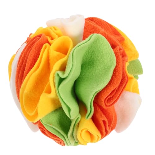 TOGEVAL Lustiges Schleifspielzeug für Hunde 15 cm Schnüffelspielzeug für Welpen Trainingsspielzeug für Haustiere Futtersuche Langsamer Futterspender Hundeschnüffel TOGEVAL Lustiges Schleifspielzeug für Hunde 15 cm Schnüffelspielzeug für Welpen Trainingsspielzeug für Haustiere Futtersuche Langsamer Futterspender Hundeschnüffel von TOGEVAL