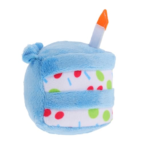 TOGEVAL 1Stk Zahnspielzeug Kauspielzeug für Katzen Welpen- -Spielzeug Hund Zahnen Interactive Dog Toys Hamster Spielzeug Haustierbedarf Geburtstagstorte Soundspielzeug Plüsch Blue TOGEVAL 1Stk Zahnspielzeug Kauspielzeug für Katzen Welpen- -Spielzeug Hund Zahnen Interactive Dog Toys Hamster Spielzeug Haustierbedarf Geburtstagstorte Soundspielzeug Plüsch Blue von TOGEVAL