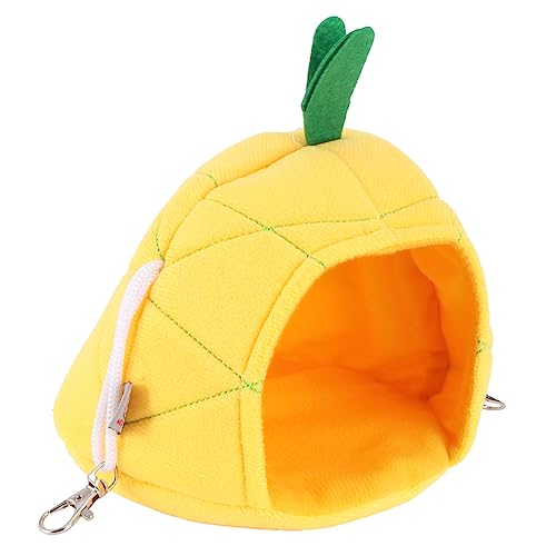 TOGEVAL Meerschweinchen-hängematte Versteck Warme Höhle Hamsterhaus Bett Hängendes Nest Für Haustiere von TOGEVAL