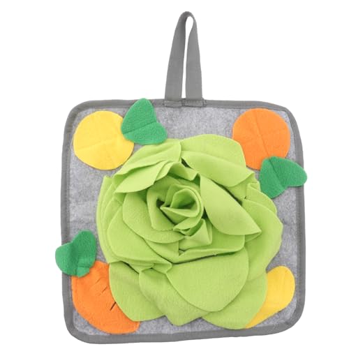 TOGEVAL 1stk Kaninchen-schnüffelpad Hasen-leckerli-Spielzeug Hase Trainingsmatte Miniatur-puppenhaus-kleiderschrank Puzzle-Spielzeug Hundefutternapf Matte Bunte Decke Polarfleece Green TOGEVAL 1stk Kaninchen-schnüffelpad Hasen-leckerli-Spielzeug Hase Trainingsmatte Miniatur-puppenhaus-kleiderschrank Puzzle-Spielzeug Hundefutternapf Matte Bunte Decke Polarfleece Green von TOGEVAL