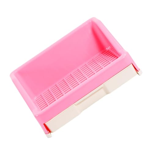 TOGEVAL 1stk Toilette Mit Haustierschublade Kleines Pinkel Toilette Toilettentraining Für Kaninchen Kaninchen-töpfchen-trainingstoilette Töpfchen-Zug-häschen Rosa Plastik TOGEVAL 1stk Toilette Mit Haustierschublade Kleines Pinkel Toilette Toilettentraining Für Kaninchen Kaninchen-töpfchen-trainingstoilette Töpfchen-Zug-häschen Rosa Plastik von TOGEVAL