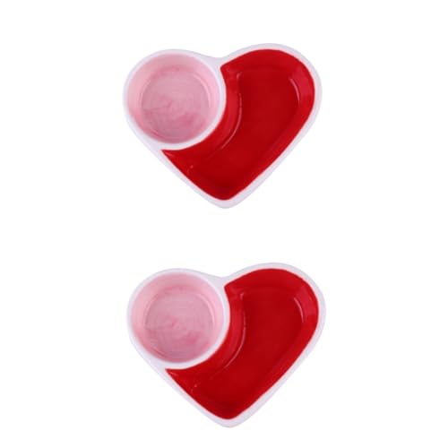 TOGEVAL 2 STK Hamsterschale Aus Keramik Meerschweinchen Wassernapf Futterstelle Für Kaninchen Kaninchenschale Futternäpfe Für Meerschweinchen Futternapf Für Haustiere Kätzchenfutter Rot TOGEVAL 2 STK Hamsterschale Aus Keramik Meerschweinchen Wassernapf Futterstelle Für Kaninchen Kaninchenschale Futternäpfe Für Meerschweinchen Futternapf Für Haustiere Kätzchenfutter Rot von TOGEVAL