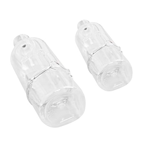 TOGEVAL 2stücke Auslaufsichere Trinkflasche Für Kleintiere Automatischer Wasserspender Aus Edelstahl Für Hamster Meerschweinchen Kaninchen Chinchilla von TOGEVAL