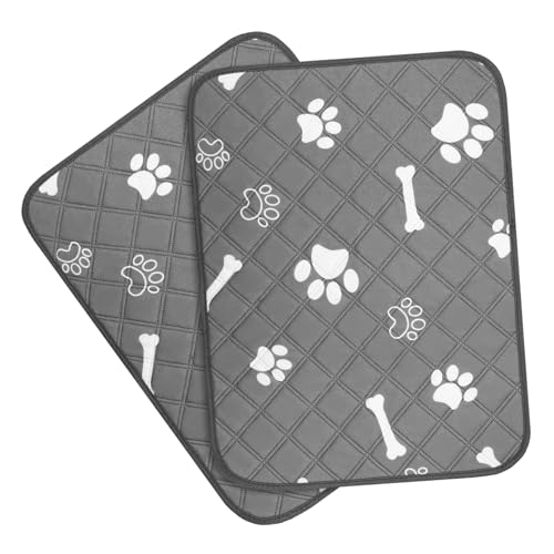 TOGEVAL Trainingsunterlage wasserdichte Hundematte waschbares Haustier-Trainingspad 2 Stück Hunde-PIPI-Pads für den Innenbereich TOGEVAL Trainingsunterlage wasserdichte Hundematte waschbares Haustier-Trainingspad 2 Stück Hunde-PIPI-Pads für den Innenbereich von TOGEVAL