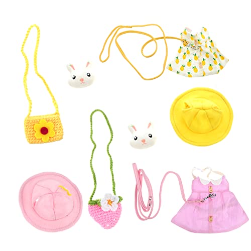 TOGEVAL Leinen-Set 2-teilig für Haustiere Hase und Leine Cartoon-mütze und Tasche Bequem Baumwolle Komplett Leicht An- und Auszuziehen TOGEVAL Leinen-Set 2-teilig für Haustiere Hase und Leine Cartoon-mütze und Tasche Bequem Baumwolle Komplett Leicht An- und Auszuziehen von TOGEVAL