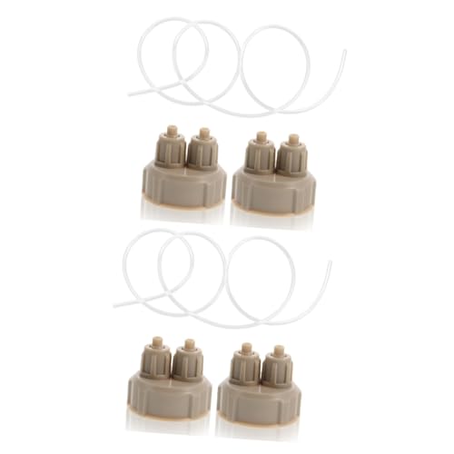 TOGEVAL Reaktor Chemie 2 Sätze Quick-Twist-Kappe Flaschenverschluss Für Fischtanks Luftschläuche Für Aquarien Co2 DIY Reaktor Flaschenverschluss Systemzubehör Für Aquarienpflanzen Diffusor Beige Abs TOGEVAL Reaktor Chemie 2 Sätze Quick-Twist-Kappe Flaschenverschluss Für Fischtanks Luftschläuche Für Aquarien Co2 DIY Reaktor Flaschenverschluss Systemzubehör Für Aquarienpflanzen Diffusor Beige Abs von TOGEVAL