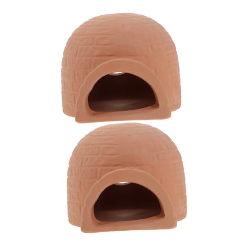TOGEVAL 2 Stück Aquarium Versteck Höhle Fisch und Garnelenversteck mit Glatter Oberfläche Dekoratives Zuchtbecken Ornament Geeignet als Fisch und Stilvolle Aquariendekoration TOGEVAL 2 Stück Aquarium Versteck Höhle Fisch und Garnelenversteck mit Glatter Oberfläche Dekoratives Zuchtbecken Ornament Geeignet als Fisch und Stilvolle Aquariendekoration von TOGEVAL