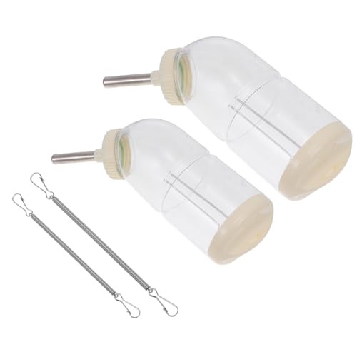 TOGEVAL 2 Stück Auslaufsichere Trinkflaschen für Kleine Haustiere Zuverlässige Wasserbehälter für Kaninchen Meerschweinchen Chinchilla Kompakt und Praktisch TOGEVAL 2 Stück Auslaufsichere Trinkflaschen für Kleine Haustiere Zuverlässige Wasserbehälter für Kaninchen Meerschweinchen Chinchilla Kompakt und Praktisch von TOGEVAL