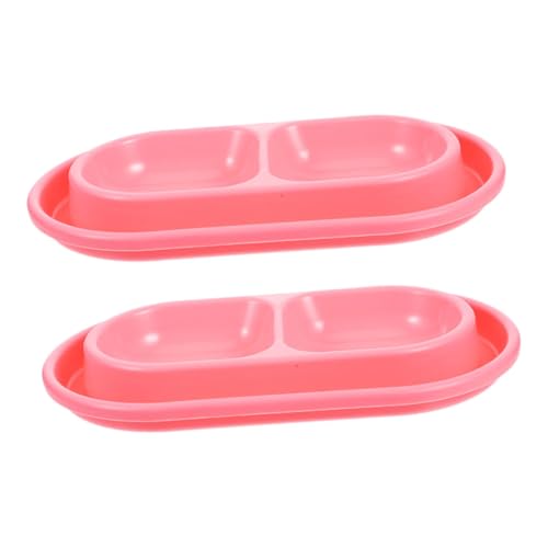 TOGEVAL 2stücke Doppelter Katzenfutter Und Wassernapf Set Mit Integriertem Schutz Und Kippsicherem Boden Für Kleine Und Mittelgroße Katzen in Wassergraben-Design Rosa TOGEVAL 2stücke Doppelter Katzenfutter Und Wassernapf Set Mit Integriertem Schutz Und Kippsicherem Boden Für Kleine Und Mittelgroße Katzen in Wassergraben-Design Rosa von TOGEVAL