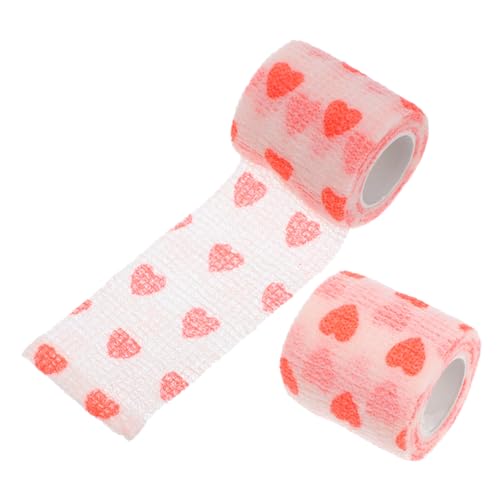 TOGEVAL 2stücke Selbsthaftende Bandage Für Hunde Katzen Und Vögel Elastische Wundauflage Gewebtem Material Schutz Von Pfoten Und Verletzungen Beim von TOGEVAL